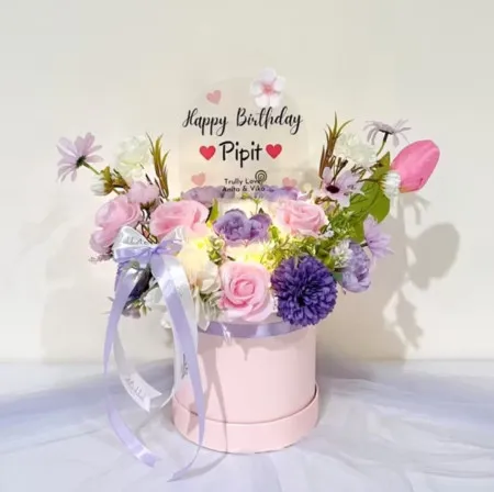 Bloom Box Akrilik Ucapan Ulang Tahun Aceh Tenggara